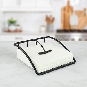 Servilletero de metal negro duradero para la decoración del hogar y el hotel Color y tamaños personalizados en la mejor calidad - Product Image 6