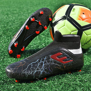 Chaussures <span class=keywords><strong>de</strong></span> football HaiChuan, nouvelle collection, haute tige, unisexe, vente en gros, grande <span class=keywords><strong>taille</strong></span> adulte, crampons FG longs, crampons TF, tige en PU, chaussures d'entraînement pour terrain synthétique - Product Image 3
