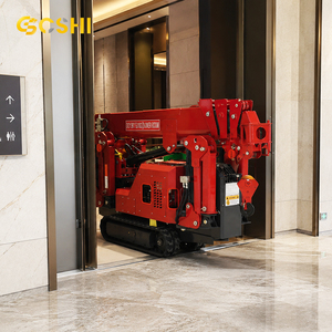 <b>Spider</b> Crane 5 Ton 8 10T 12 Mini Crawler Long 17m 21m With Fly Jib 15m 18m 19m Powered Telescopic Industrial Crawler Cran - Product Image 3
