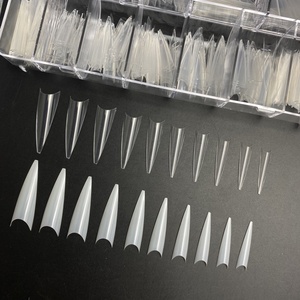 500 Chiếc Túi Nhãn Hiệu Riêng Móng Chân Nhọn 4XL Siêu Dài Cỡ XXL Mới Móng Chân Giả Trong Suốt Nhân Tạo Cực Kỳ Nhọn - Product Image 2