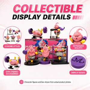 Set de 5 Figuras de Fitness <span class=keywords><strong>Buu</strong></span> en Todas sus Formas, GK <span class=keywords><strong>Majin</strong></span> <span class=keywords><strong>Buu</strong></span>, Muñeco de Juguete en Caja de Plástico y Pieza Decorativa - Product Image 3
