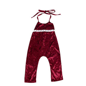 Combinaison une pièce en velours épais sans manches pour filles, collection automne-hiver, en tissu tricoté - Vente en gros AC-5 - Product Image 6