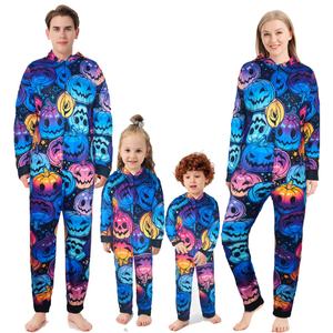 Happy Luoka ODM Boutique Famille <span class=keywords><strong>Halloween</strong></span> <span class=keywords><strong>Pyjama</strong></span> Une Pièce Tenue D'hiver Ensemble De Vêtements - Product Image 1