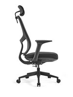 Chaise de bureau en maille JOHOOFURNITURE avec appui-tête blanc, vente en gros, Sedia Da Ufficio pour salle de formation, respirante et réglable