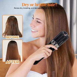 2025 nuevas ideas de productos, cortadora de pelo eléctrica de placa de cerámica inalámbrica con carga USB <span class=keywords><strong>para</strong></span> mujeres, <span class=keywords><strong>para</strong></span> uso doméstico y de coche y RV - Product Image 2