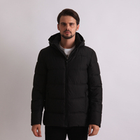 Veste matelassée à fermeture éclair pour homme, grande taille, imperméable et respirante, vente en gros aux États-Unis