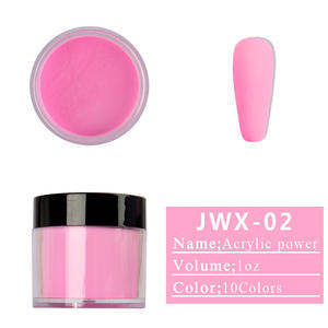 Set de Polvo Acrílico Dinámico Nude |   <span class=keywords><strong>Kit</strong></span> de Escultura de <span class=keywords><strong>Uñas</strong></span> al por Mayor de 30 g (10 Tonos) - Cristalino Transparente JWX-01- JWX-10 - Product Image 6