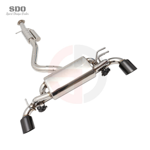 Sistema di Scarico Catback Valvetronic SDO per <span class=keywords><strong>Toyota</strong></span> GR <span class=keywords><strong>YARiS</strong></span> 1.6T 2023, Acciaio Inox Lucidato a Specchio, Spessore 1.5mm, Montaggio a Bullone - Product Image 3