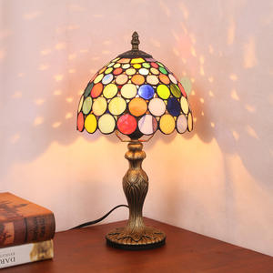 Lampe de table en verre teinté de style européen, exclusive transfrontalière, élégante, mignonne, confortable, veilleuse de chevet pour bar, allaitement - Product Image 5