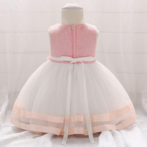 <span class=keywords><strong>Robe</strong></span> d'été pour bébés filles, <span class=keywords><strong>rose</strong></span>, tenue <span class=keywords><strong>de</strong></span> fête pour mariage, <span class=keywords><strong>baptême</strong></span>, nouveau-né, vêtements <span class=keywords><strong>de</strong></span> princesse pour fillettes <span class=keywords><strong>de</strong></span> 1 ans, 2021 - Product Image 2