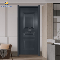 Porte intérieure moderne en WPC/PVC massif, NOUVEAU design, à ouverture battante, avec serrure intelligente intégrée, pour maison/chambre