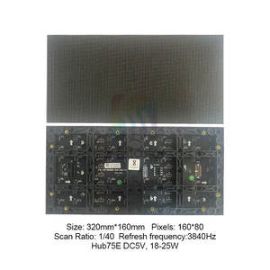 P4 Full-Color Indoor <span class=keywords><strong>LED</strong></span> <span class=keywords><strong>Display</strong></span> Screen <span class=keywords><strong>Module</strong></span> com 500cd Brilho 3840Hz Refresh Rate IP65 impermeável para fins publicitários - Product Image 2