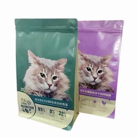 Sac d'emballage de nourriture pour chat personnalisé dans différentes formes et couleurs sac en plastique emballage de nourriture pour chat