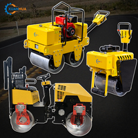 Petit Compacteur Vibratoire Autotracté à Double Tambour R-500, 500 kg, 6 CV avec Moteur – Meilleur Prix à Vendre