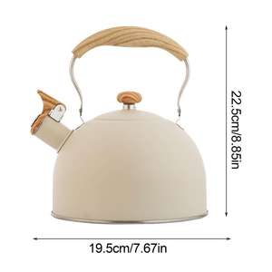 Whistle <strong>Kettle</strong> Stainless Steel Teapot for Tea 2.64 Quart <strong>Kettles</strong> Kitchen Tool for <strong>Induction</strong> Electric Ceramic <strong>Hobs</strong> Christmas - Product Image 6