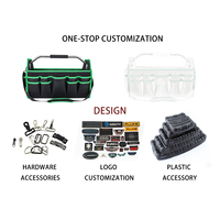 Sacs à outils professionnels robustes à ouverture supérieure pour hommes, organisateur pliable, sacs à outils d'électricien, mochila para herramientas