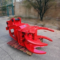 WIGON Nouvelle Cisaille Hydraulique Multi-usages pour Bois et Arbres, pour Excavatrice, 2-25T, Ouverture 600mm, Cisaille d'Élagage 450