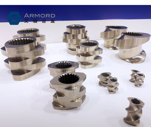 AD02 <span class=keywords><strong>AD05</strong></span> Pièces de rechange pour extrudeuse à double vis à base de nickel Ligne de production de vis et de baril d'extrudeuse en plastique - Product Image 3