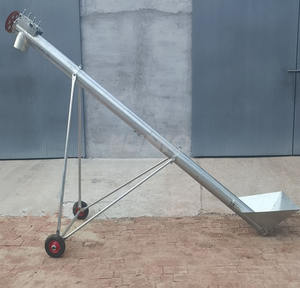 Transportador de Tornillo Tubular Motorizado, Diseño Inclinado Resistente a la Corrosión, Ideal para el Manejo de Granos, Polvo y Minerales - Product Image 6