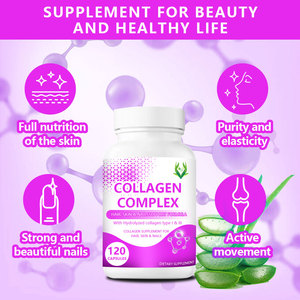 OEM ODM Capsules de complexe de collagène 3000mg Collagène hydrolysé Types I IlI Soutien articulaire sain pour les adultes Supplément de croissance des cheveux - Product Image 6