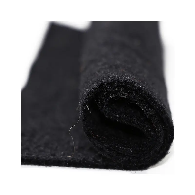Tecido lã/poliéster 81% fibras acrílicas 16% lã 3% poliéster Weight lã Garment Peach Skin Fabric