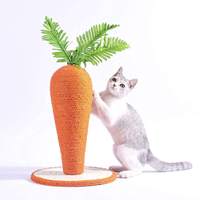 Kinhon kualitas tinggi tahan aus vertikal cakar kucing papan tali Sisal Grinding Post berbagai bentuk kucing papan menggaruk