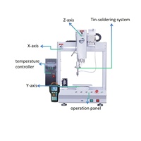 Machine à souder automatique 3 axes pour PCBA Machine à souder électronique automatique Machine robot à souder