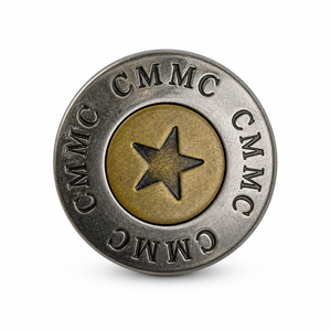 Bouton-pression métallique carré en alliage de zinc de 12 mm avec logo personnalisé, 4 parties, pour vêtements - Product Image 2