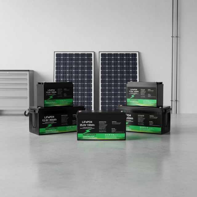 Ex-factory Price 12-25 V 100/200/300 AH LiFePO4 Battery 6000-Cycle IP68 Waterproof ABS Shell Customizable Home Solar Storage