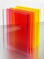 Plaque acrylique coulée résistante aux UV de 3 mm, couleur transparente vibrante pour enseignes LED et décoration intérieure de luxe
