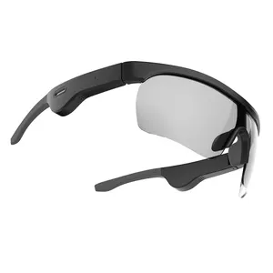 Sound Smart Safety crepusk polarizzato Lcd Eye auricolare Audio In vetro con lo schermo incorporato sulla lente Bluetooth Sunglass Wireless cuffie