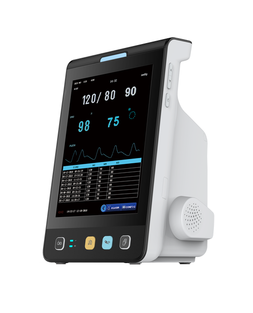 Ultra-Thin Portable 8 Inch TFT Color Display Screen Patient Monitor Smart Multi-Parameter Vital Signs Monitor for Veterinary Use