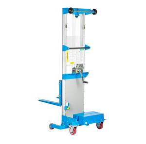 500 Pouds matériel ascenseur manuel Portable alun charge élévateur main empileur Mini treuil en aluminium chariots élévateurs à main BC-227 - Product Image 4