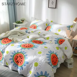 STARZ HOME low price bed mattress zipper bedding cover full size cotton duvet luxury watermelon summer Pastoral