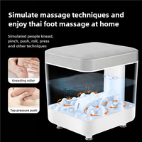 Bain de pieds massant Shiatsu à pétrissage profond, relaxant, entièrement automatique, baignoire de massage pour les pieds, seau de trempage pour les pieds multifonctionnel