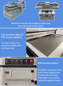 Nouvelle imprimante UV à jet d'encre grand format A1 2ft*3ft avec positionnement automatique visuel, plate-forme UV pour l'impression sur plastique, bois, acrylique, pierre, verre - Product Image 2