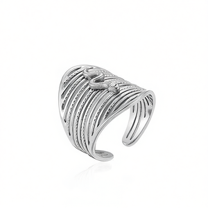 Fashion <b>Ring</b> with Zirconia A0238 for Women High Quality Jewelry - Product Image 3