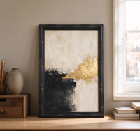 Moulure en bois massif 19x30mm, profil grain de bambou noir, pour cadre de peinture à l'huile et cadre photo