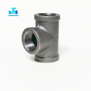 Raccord en T réducteur premium en fonte malléable rainuré et fileté, polyvalent pour le drainage agricole et la <span class=keywords><strong>plomberie</strong></span> de jardin - Product Image 3