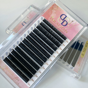 ขนตาปลอมแบบลอนผมยาวธรรมชาติสีดำ PBT จากเกาหลี - Product Image 3