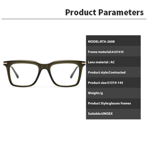 Biểu tượng tùy chỉnh quang Khung Kính mắt Retro rõ ràng ống kính theo toa Acetate cảnh tượng khung OEM từ các nhà sản xuất - Product Image 5