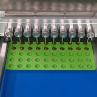 Équipement de production de bonbons en petites séries, machine de dépose de bonbons gélifiés de table, déposeur de chocolat gélifié de comptoir