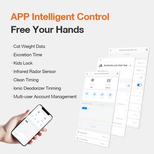 Lettiera per Gatti Autopulente Smart a Prezzo di Fabbrica, Toilette Automatica per Gatti con Controllo Tramite App Smart - Product Image 4