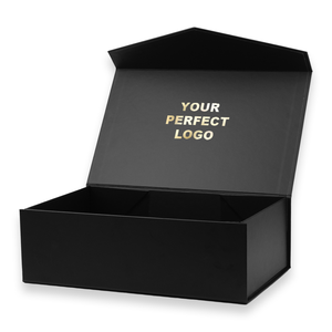 New biểu tượng tùy chỉnh moq 1 cái Logo Lớn Giấy gấp từ Hộp bao bì sang trọng cứng nhắc các tông có thể gập lại Hộp quà tặng - Product Image 2