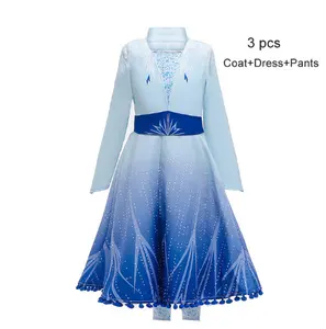 Tomyue — robe pour filles, 100% 27 +, Elsa Frozen, 12 ans, MY01
