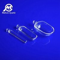 Support de plaquette en quartz transparent de haute qualité pour photovoltaïque, avec couvercle