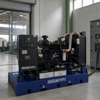 Générateur diesel Cummins 65 kVA à châssis ouvert, générateur diesel 52 kW de type ouvert, système de refroidissement par eau, alternateur sans balais avec ATS