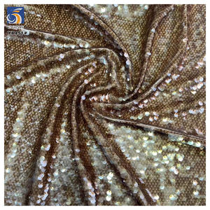 YX451 подиумное платье из тайской ткани с вышивкой блестками, 5 мм, прозрачная ткань с блестками - Product Image 4