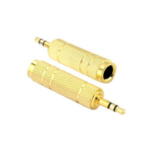 3.5mm To 6.5mm Audio <b>Adapter</b> Male To Female Copper <b>Plug</b> Connector For Microphone Headphone Conversion - Product Image 3