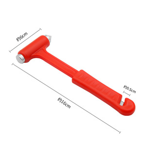 Marteau de sécurité automobile de haute qualité, couteau pour ceinture de sécurité, ABS, acier au carbone, brise-vitre de voiture automatique - Product Image 4